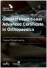 General Practitioner Advanced Certificate in Orthopaedics
