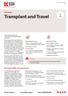 Transplant and Travel