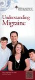 Understanding. Migraine. Amy, diagnosed in 1989, with her family.