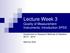 Lecture Week 3 Quality of Measurement Instruments; Introduction SPSS