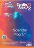 Scientific Program 1