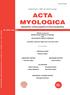 ACTA MYOLOGICA. Established in 1982 as Cardiomyology. (Myopathies, Cardiomyopathies and Neuromyopathies) Vol. XXXIII - May 2014