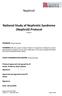 NephroS. National Study of Nephrotic Syndrome (NephroS) Protocol Version 7