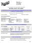 MATERIAL SAFETY DATA SHEET 1. IDENTIFICATION OF THE SUBSTANCE/PREPARATION AND THE COMPANY/UNDERTAKING