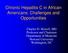 Chronic Hepatitis C in African Americans: Challenges and Opportunities