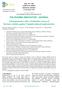 THE PHARMA INNOVATION - JOURNAL Chemoprotective effect of ethanolic extract of Morinda citrifolia against Cisplatin induced nephrotoxicity
