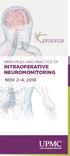 PRINCIPLES AND PRACTICE OF INTRAOPERATIVE NEUROMONITORING