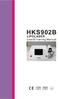 HKS902B LIPOLASER. User&Training Manual