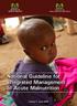 National Guideline for Integrated Management of Acute Malnutrition