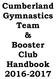 Cumberland Gymnastics Team & Booster Club Handbook