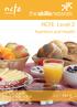 NCFE Level 2 Award in Nutrition and Health. NCFE Level 2. Nutrition and Health. Part A