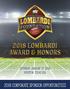 2018 Lombardi Award & Honors