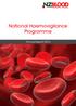 National Haemovigilance Programme. Annual Report 2012