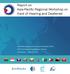 Report on Asia-Pacific Regional Workshop on Hard of Hearing and Deafened
