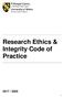 Research Ethics & Integrity Code of Practice