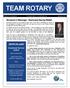 TEAM ROTARY. District 7510 Newsletter The Capital District -  September Governor s Message - Hurricane Harvey Relief