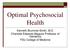 Optimal Psychosocial Health. Kenneth Brummel-Smith, M.D. Charlotte Edwards Maguire Professor of Geriatrics FSU College of Medicine