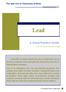 Lead. A Good Practice Guide. The Safe Use of Chemicals at Work
