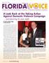 FLORIDA V ICE A PUBLICATION OF THE FLORIDA COALITION AGAINST DOMESTIC VIOLENCE