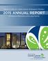 Nancy N. and J.C. Lewis Cancer & Research Pavilion 2015 ANNUAL REPORT. A Focus on Bronchus and Lung Cancer