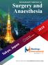 Surgery and Anaesthesia