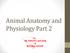 Animal Anatomy and Physiology Part 2. By : ARI WIBOWO, S.Pt.,M.Si & SUHARDI, S.Pt.,MP