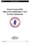 Boone County ARES SIMULATED EMERGENCY TEST PLAYER HANDBOOK