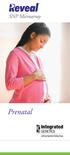 SNP Microarray. Prenatal