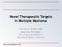 Novel Therapeutic Targets in Multiple Myeloma
