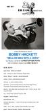 A FRESH BIOGRAPHICAL SKETCH BOBBY HACKETT MELLOW MAN WITH A HORN. with comments by Bobby s son ERNIE HACKETT