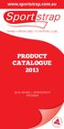 PRODUCT CATALOGUE 2013