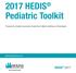 2017 HEDIS Pediatric Toolkit