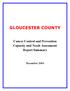 GLOUCESTER COUNTY. Cancer Control and Prevention Capacity and Needs Assessment Report Summary