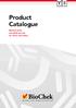 Product Catalogue. BioChek ELISA and qpcr test kits for Swine and Poultry BIOCHEK, SMART VETERINARY DIAGNOSTICS