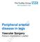 Peripheral arterial disease in legs Vascular Surgery Patient Information Leaflet