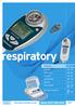 respiratory Lights Respiratory Spirometers COPD Monitor 398, 405 CO Monitor 400, 409 Asthma Monitor Nebulisers
