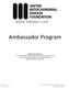 Ambassador Program. 1 Page The United Mitochondrial Disease Foundation