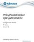 Phospholipid Screen IgG/IgM ELISA Kit