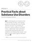 Practical Facts about Substance Use Disorders