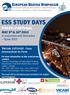 ESS STUDY DAYS EUROPEAN SEATING SYMPOSIUM. PORTO, PORTUGAL MAY 9 th & 10 th 2013 In conjunction with Normedica Ajutec 2013