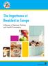 The Importance of Breakfast in Europe