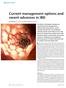 Current management options and recent advances in IBD
