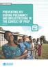 POLICY BRIEF PREVENTING HIV DURING PREGNANCY AND BREASTFEEDING IN THE CONTEXT OF PREP JULY 2017