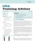 CNA Training Advisor. Flu and Pneumonia. Program Prep. Talking points