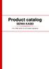 Product catalog SEIWA KASEI. - For a Wide Variety Use of Cosmetic Ingredients -