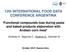12th INTERNATIONAL FOOD DATA CONFERENCE ARGENTINA