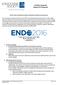 Ancillary Symposia Request for Proposals Partner with the Endocrine Society to Educatte the Endocrine Community.