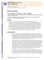 NIH Public Access Author Manuscript Curr Infect Dis Rep. Author manuscript; available in PMC 2010 November 1.