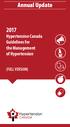 Annual Update Hypertension Canada Guidelines for the Management of Hypertension (FULL VERSION)