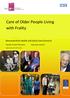 Care of Older People Living with Frailty